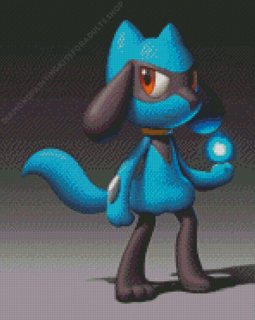 Riolu Diamond Painting