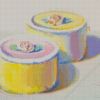 Rosebud Cake by Wayne Thiebaud Marie Diamond Painting