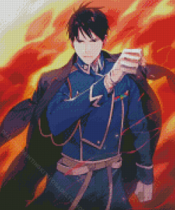 Roy Mustang Character Diamond Painting