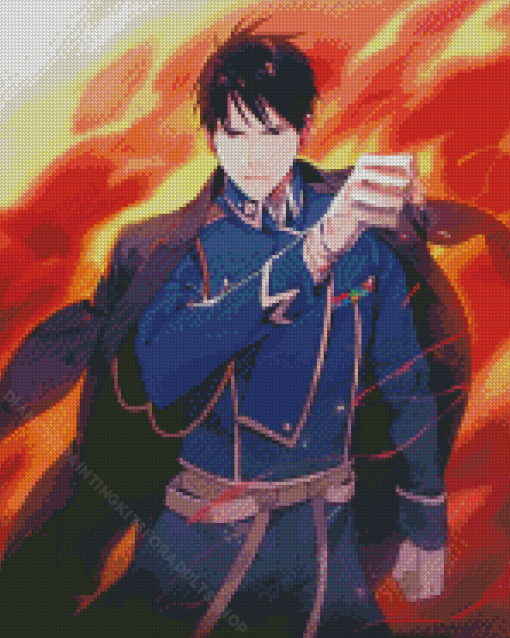 Roy Mustang Character Diamond Painting