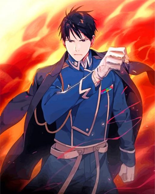 Roy Mustang Character Diamond Painting