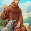 Saint Francis of Assisi Illustration Diamond Painting