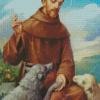 Saint Francis of Assisi Illustration Diamond Painting