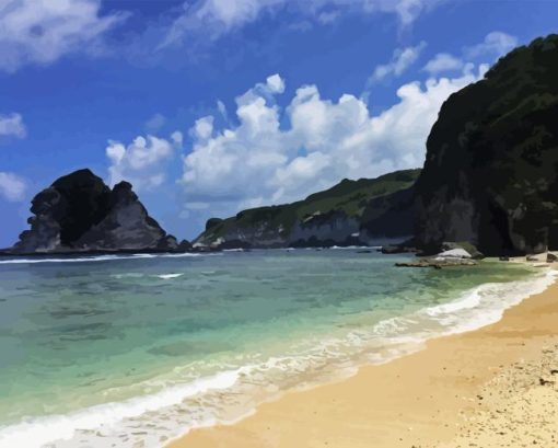 Saipan Beach Diamond Painting