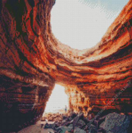 San Diego Sunset Cliffs Beach Cave Diamond Painting