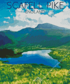 Scafell Pike England Poster Diamond Painting