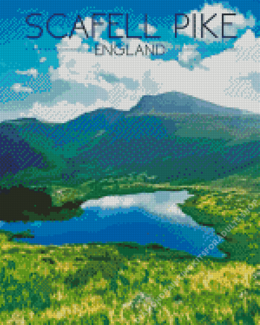 Scafell Pike England Poster Diamond Painting