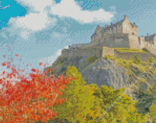 Scotland Edinburgh Castle Diamond Painting