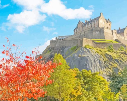 Scotland Edinburgh Castle Diamond Painting