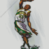 Seattle Supersonics Player Art Diamond Painting