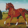 Secretariat Horse Art Diamond Painting