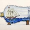 Ship In Bottle Of Water Art Diamond Painting