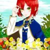 Shirayuki Red Haired Girl Diamond Painting