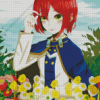 Shirayuki Red Haired Girl Diamond Painting