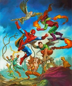 Sinister Six Animation Diamond Painting