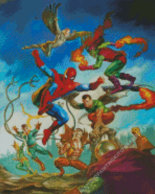 Sinister Six Animation Diamond Painting