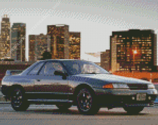 Skyline R32 GTR Car Diamond Painting