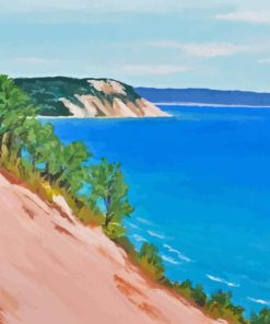 Sleeping Bear Dunes Art Diamond Painting