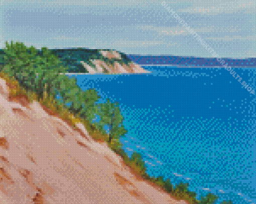 Sleeping Bear Dunes Art Diamond Painting