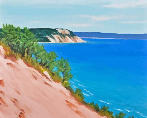 Sleeping Bear Dunes Art Diamond Painting