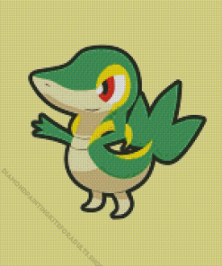 Snivy Art Diamond Painting