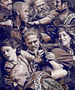 Sons of Anarchy Drama Serie Diamond Painting