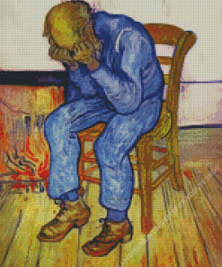 Sorrowing Old Man Diamond Painting