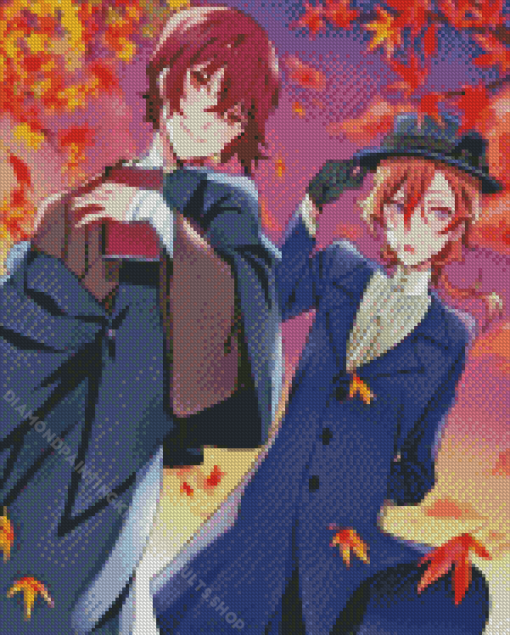 Soukoku Dazai And Chuya Diamond Painting