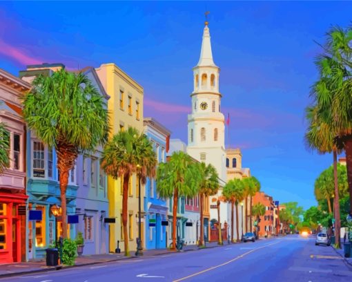 South Carolina Charleston Diamond Painting