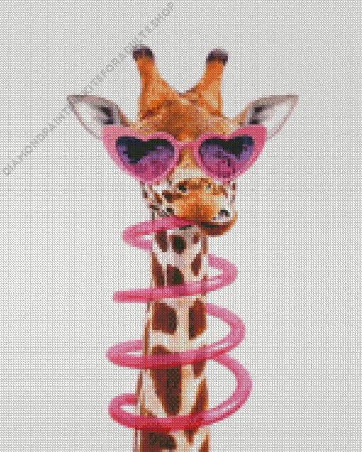 Stylish Giraffe Diamond Painting