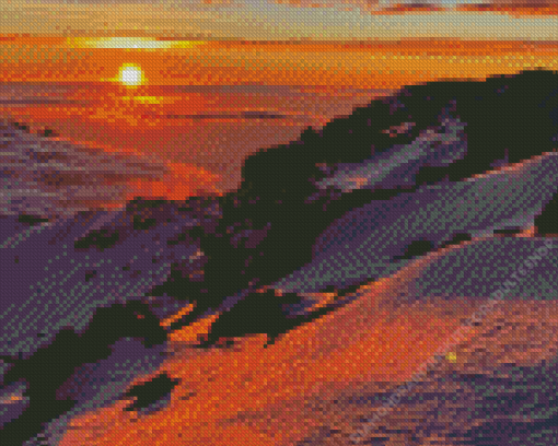 Sunrise On Mount Kilimanjaro Diamond Painting