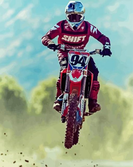 Supercross Ken Roczen Diamond Painting