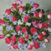 Sweetpea And Roses Diamond Painting