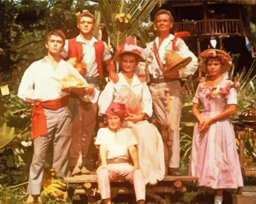 Swiss Family Robinson Characters Diamond Painting