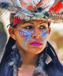 Taino Woman Diamond Painting