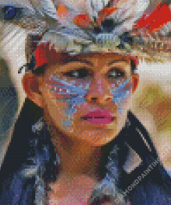 Taino Woman Diamond Painting