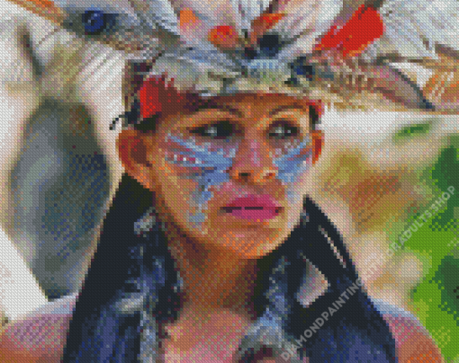 Taino Woman Diamond Painting