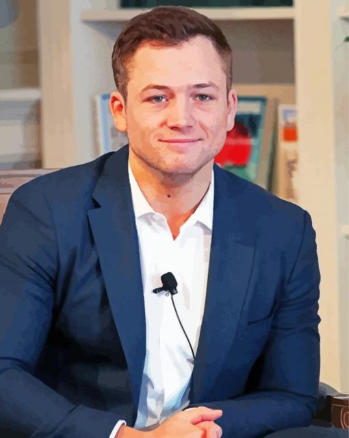 Taron Egerton Diamond Painting