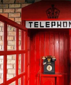 Telephone Booth Diamond Painting