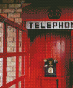 Telephone Booth Diamond Painting