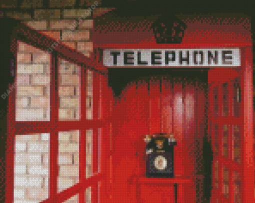 Telephone Booth Diamond Painting