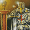 Templar Knight Man Diamond Painting