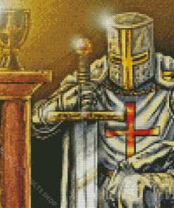 Templar Knight Man Diamond Painting