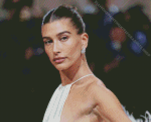 The American Hailey Bieber Diamond Painting