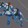 The Blue Lion From Voltron Diamond Painting