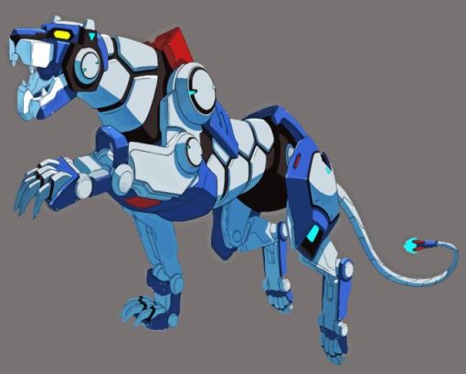 The Blue Lion From Voltron Diamond Painting