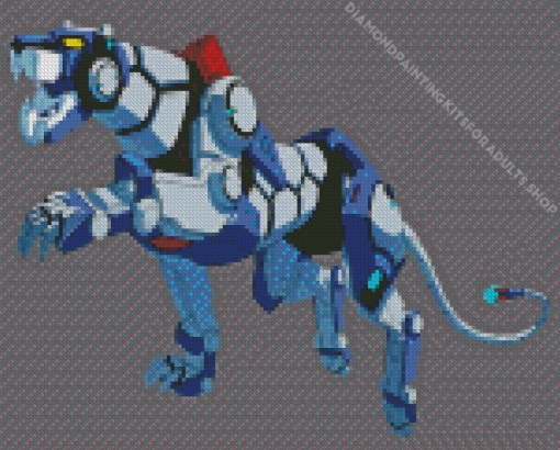 The Blue Lion From Voltron Diamond Painting