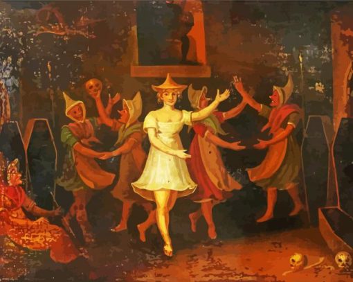 The Dancing Witches Diamond Painting