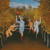 The Football Players Henri Rousseau Diamond Painting