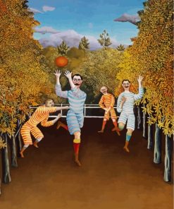 The Football Players Henri Rousseau Diamond Painting